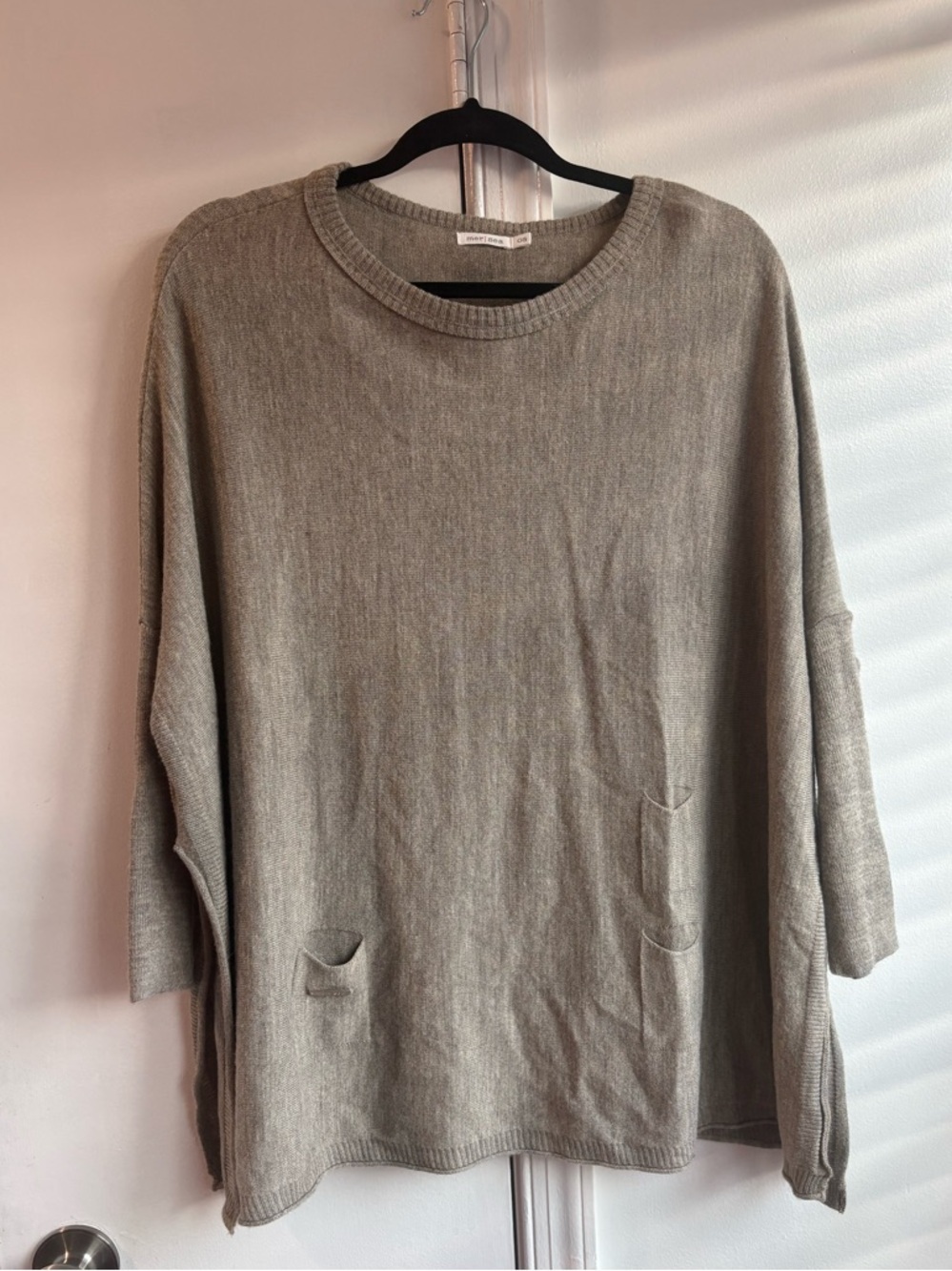 MerSea Catalina Sweater in Driftwood light brown. - Picture 2 of 7